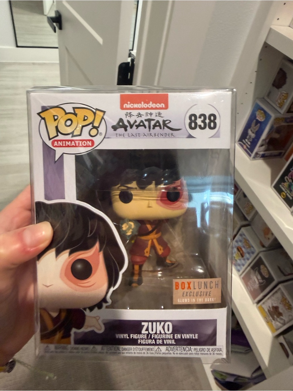 Funko Pop! Avatar the Last Airbender Zuko #838 Glow Box Lunch